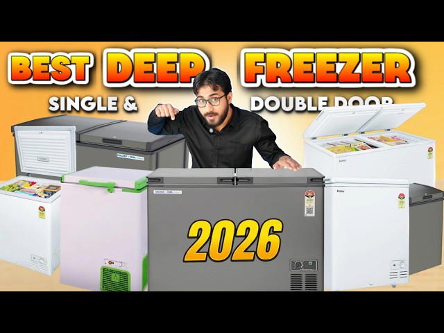 Best Deep Freezer in India 2026 | Best Deep Fridge for Shop and Home | 300 & 500 Litre