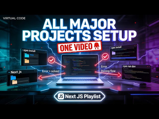 How to Setup Source code of Full Stack Next Js Projects | Step by Step Guide ⚡