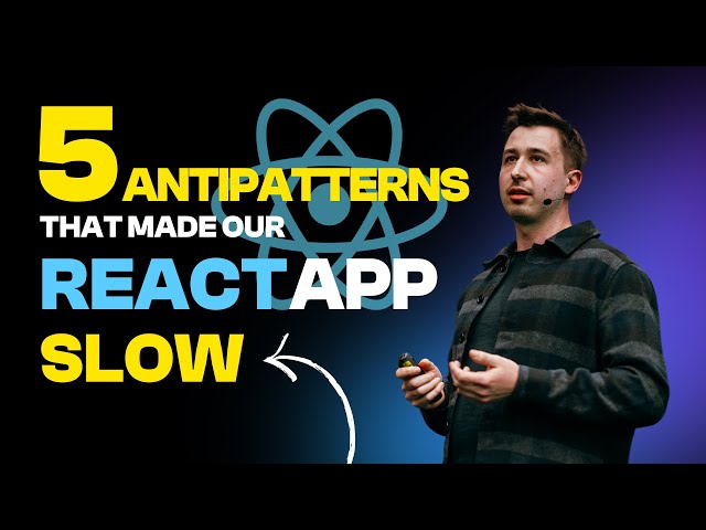Jonas Herrmannsdörfer - 5 Antipatterns that Made Our React/GraphQL App Slow (And How We Fixed Them)