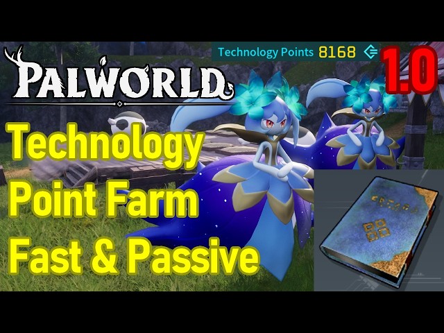 Palworld Technology Point Farm, How to Get Technology Points FAST Passively in Palworld 1.0