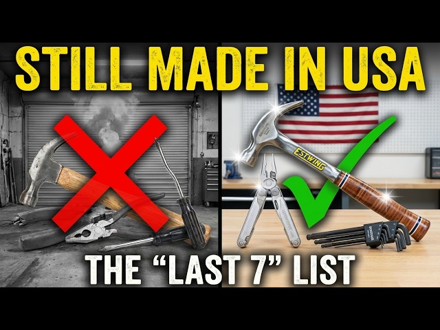 7 American-Made Tools Still Built in the USA (Buy These Now)