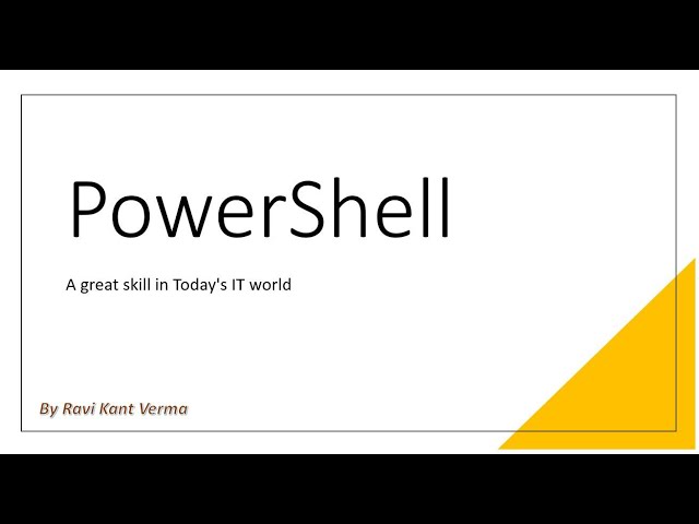 Windows PowerShell VS PowerShell Core