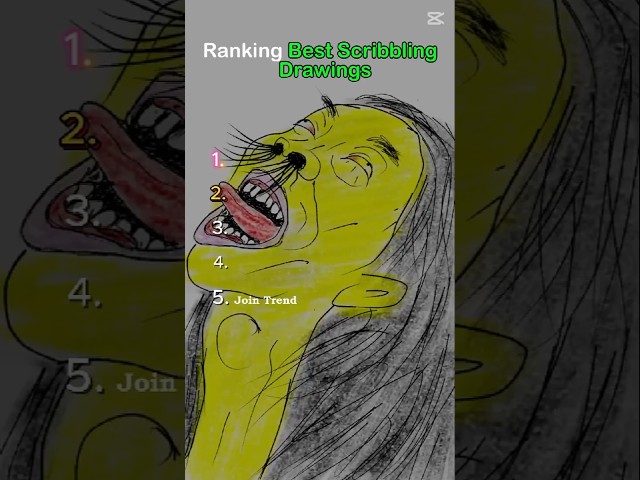 Ranking Best Scribbling Drawings. #funny #shorts