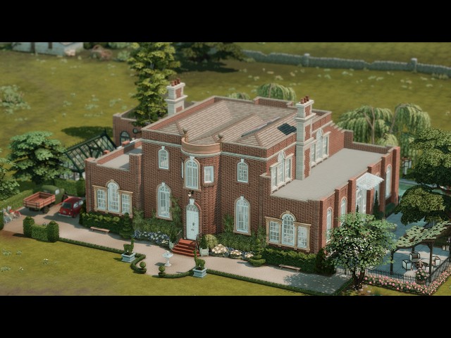 Lexbury Hall | Sims 4 Speed Build (cc) | English Countryside House