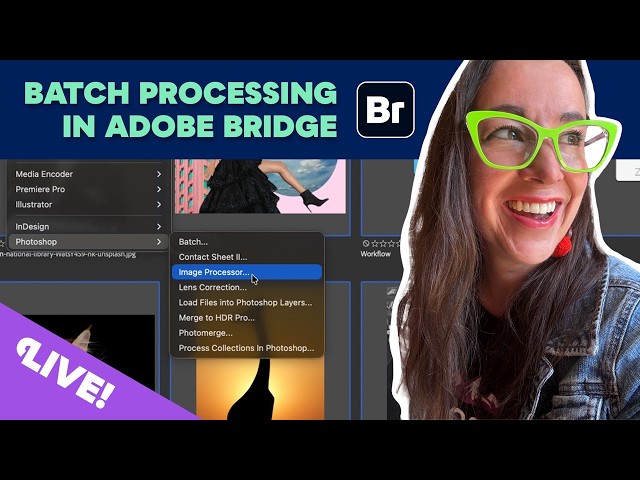 Batch Processing Photos in Adobe Bridge