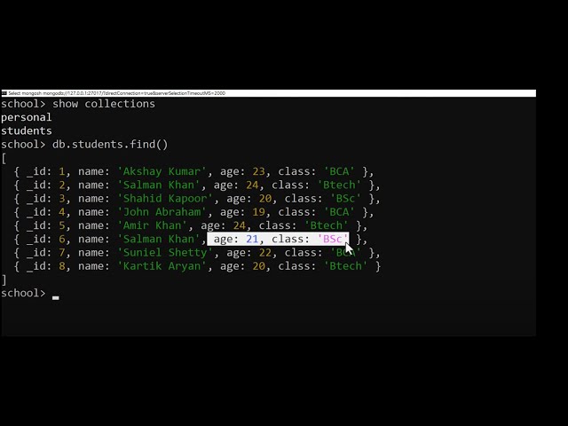 MongoDB Collection Design: Students, Books & Smart|  joining them using $lookup.