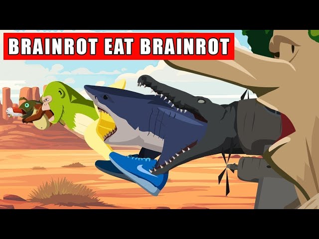 Brainrot Monsters Eat Brainrot | Brainrot Animation