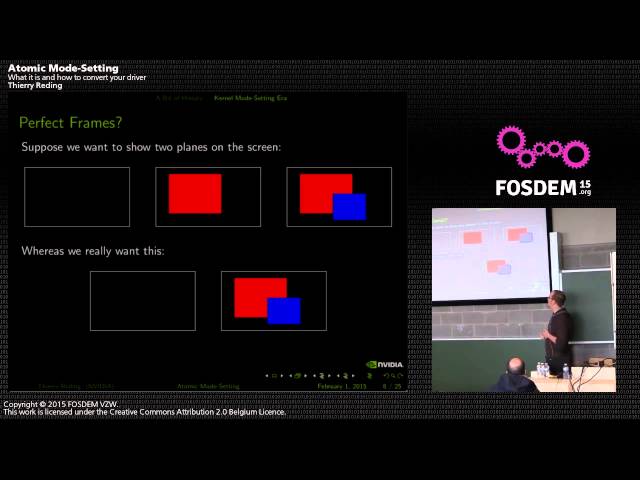 FOSDEM 2015 - Developer Room - Graphics - Kms Atomic