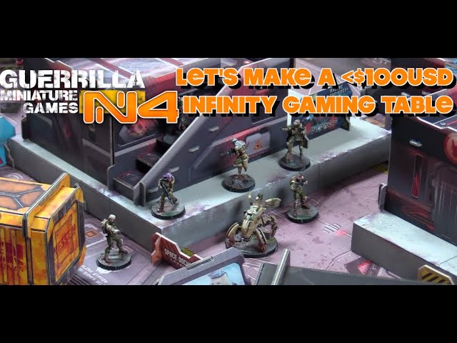 Let's make a cheap Infinity gaming table! (Under $100USD)