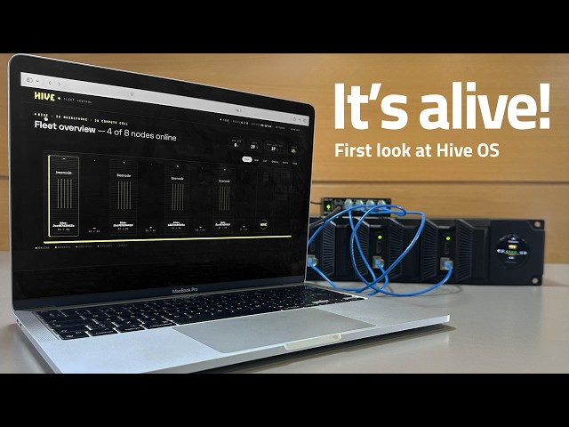 This is our Raspberry Pi compute platform running for the first time