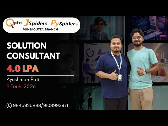 My Placement Journey at Jspiders | Hyderabad Punjagutta