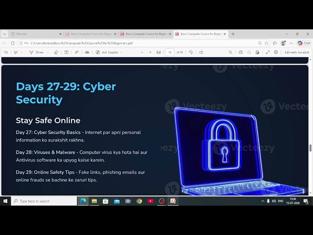 course overview about basic computer knowledge