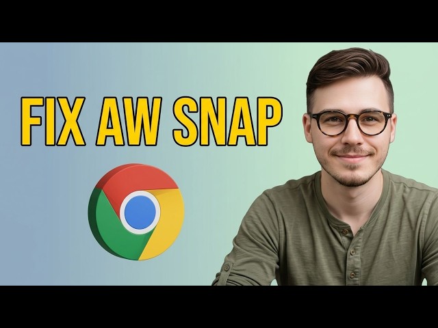 How to Fix aw Snap Google Chrome Error [2026 Guide]