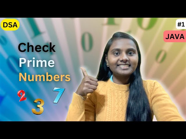Check a Number is Prime or not 🔥 | JAVA | DSA 💯