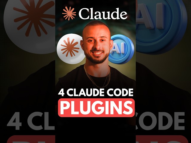 These 4 Plugins Make Claude Code WAY More Powerful #claude #plugins