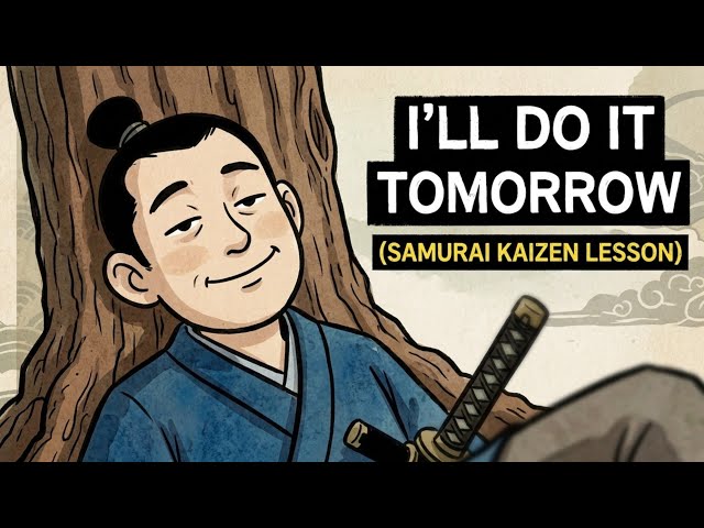 If You’re Ambitious but Lazy, Watch This Samurai Lesson (Kaizen Method to Success)
