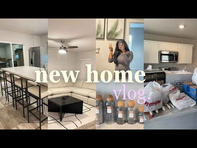 New Home Vlog | Empty House Tour, The Best Cloud Couch Dupe, Home Decor Finds: Amazon, CB2, TJ Maxx.