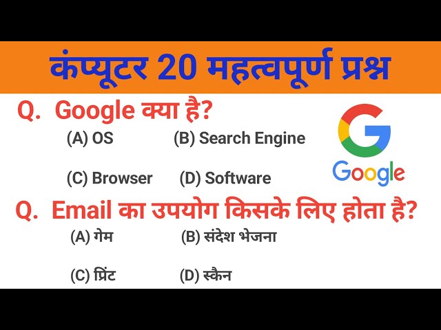Computer GK MCQs || Computer Most Important Questions || Computer Questions for Competitive Exami...