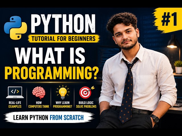 Python Tutorial for Beginners #1 | What is Programming?| learing from zero
