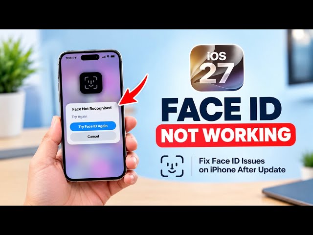 iPhone Face ID Not Working After iOS 27 Update | Fix Face ID Not Working Problem iOS 27 