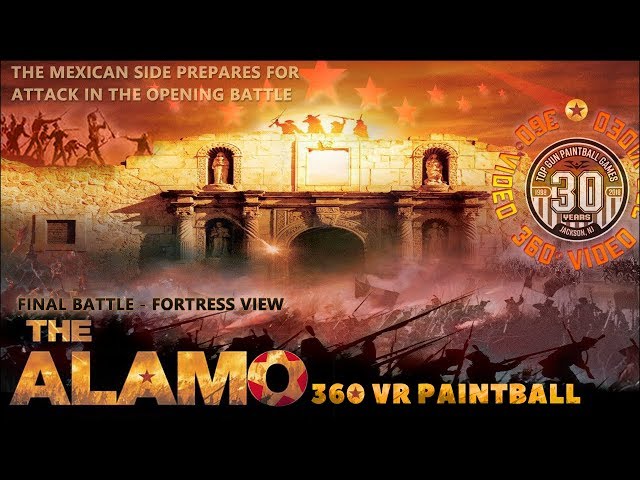 TopGun Alamo Scenario Woodsball Paintball 2018 360 VR Final Battle Part 3