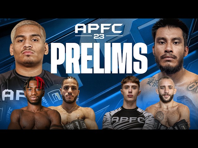 APFC 23 LIVE PRELIMS | #APFC22