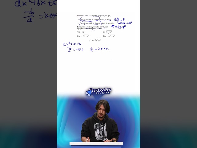 AYT AYARINDA DİZİLER SORUSU #üçdörtbeşallstar