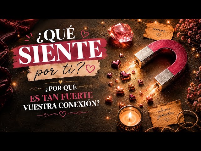 🧲¿QUÉ SIENTE POR TI?.🔮 ¿POR QUÉ VUESTRA CONEXIÓN ES TAN FUERTE.✨TAROT INTERACTIVO.