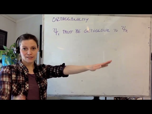 V7C 4 Normalization orthogonality Superposition