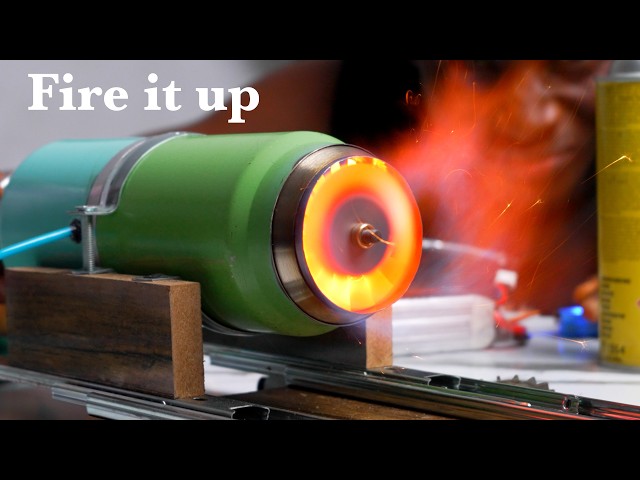 I built a crazy jet engine from scratch (complete build)