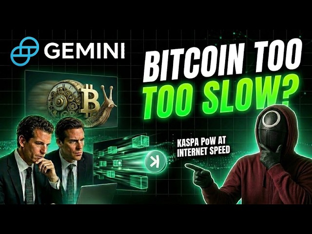 Kaspa’s BlockDAG Explained! Why Bitcoin Can’t Move This Fast
