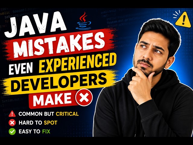 Common Java Mistakes You Should Avoid 🚨 | Part 2