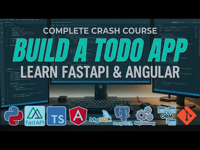 Lean Python Fastapi, Angular & SQL(MySql & Postgres) by building a Todo App