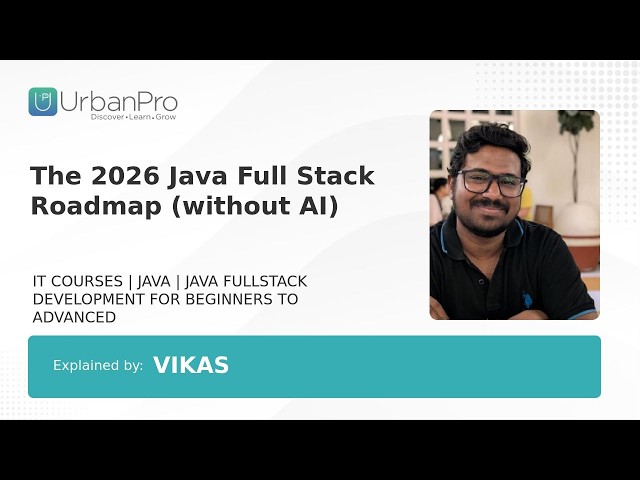 The 2026 Java Full Stack Roadmap (without AI) | Vikas Bandaru