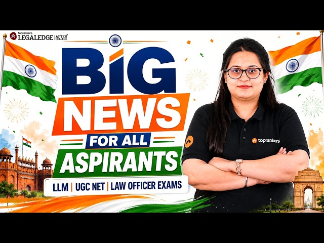Big News for Law Aspirants! | Independence Day Special