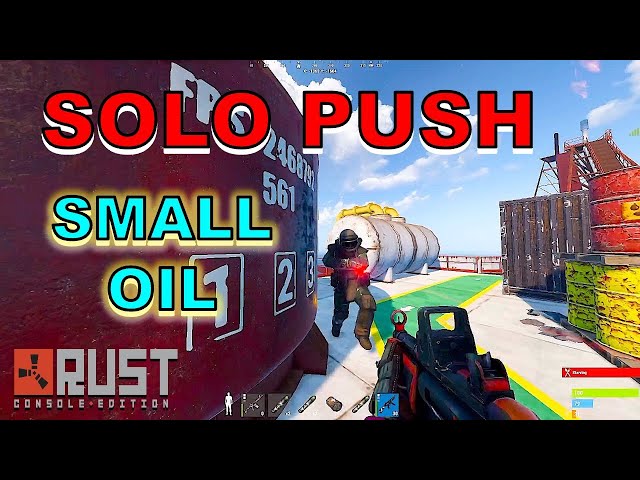 Pushing Small Oil Rig (SOLO) Insane Loot // Rust Console PS5