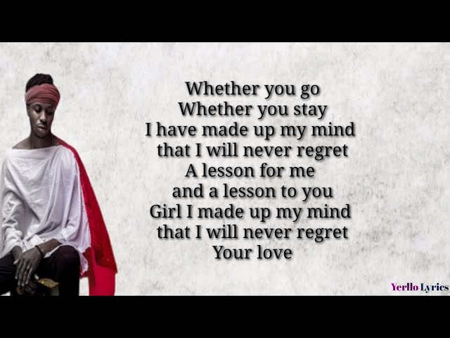 Muno_-_Never Regret(Lyrics,Lyric/Lyrik)