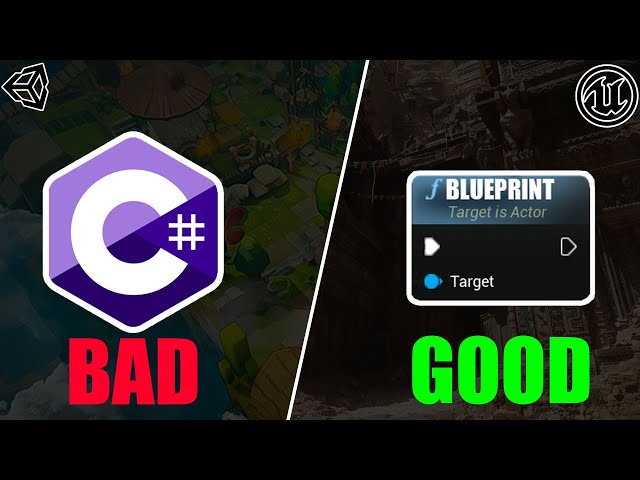 Is Unity C# better than UE5 Blueprints?