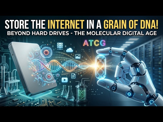 Forget Hard Drives: How We Will Soon Store the Entire Internet in a Grain of DNA! 🧬💻