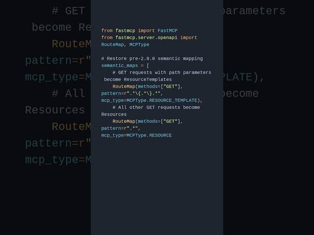 OpenAPI Route Mapping and Customization - Part 4/16