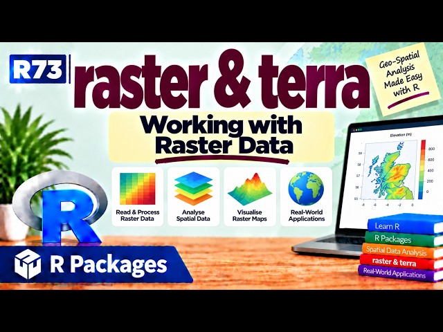 R73 | raster & terra — Working with Raster Data | R Packages | Uplatz