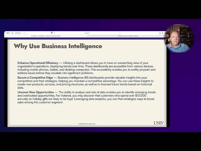 IS 335  01 - Descriptive, Predictive, and Prescriptive Analytics for Better Decisions