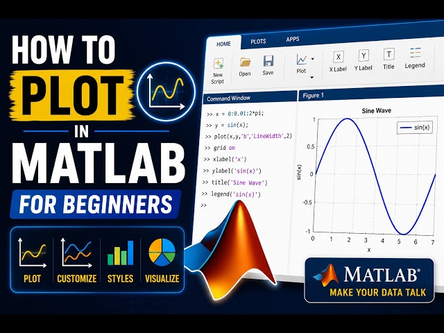 How to Plot in MATLAB for Beginners