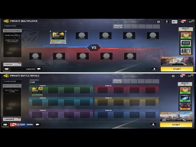 How to Create a Private Room & Invite Players in COD Mobile | Custom Match Tutorial