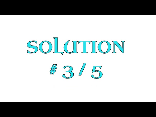 Method not working as Planned? (5 Solutions!!)