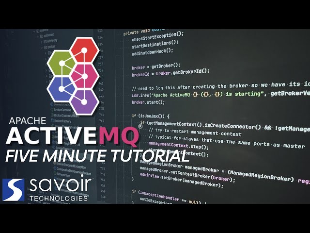 Apache ActiveMQ Classic 5 Minute Introductory Tutorial