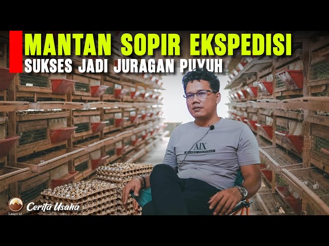 Daring to Start from Scratch, Now Successful with a Quail Farming and Cage Manufacturing Business
