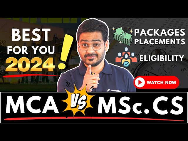 💥MCA vs MSc CS? MCA From NIT vs MSc CS from IIT🤩 Placements and Jobs? #mca #MScCS #mcajobs