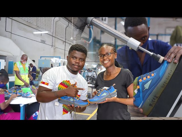 How A Kenyan Lady Manufactures Africa's First Running Shoes!