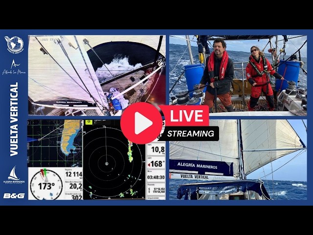 🔴 LIVE 24/7 | Vuelta al mundo a vela ⛵🌍 Sailing Around the World